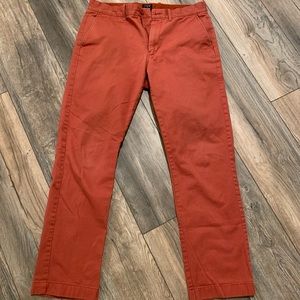 J.CREW Red Chinos